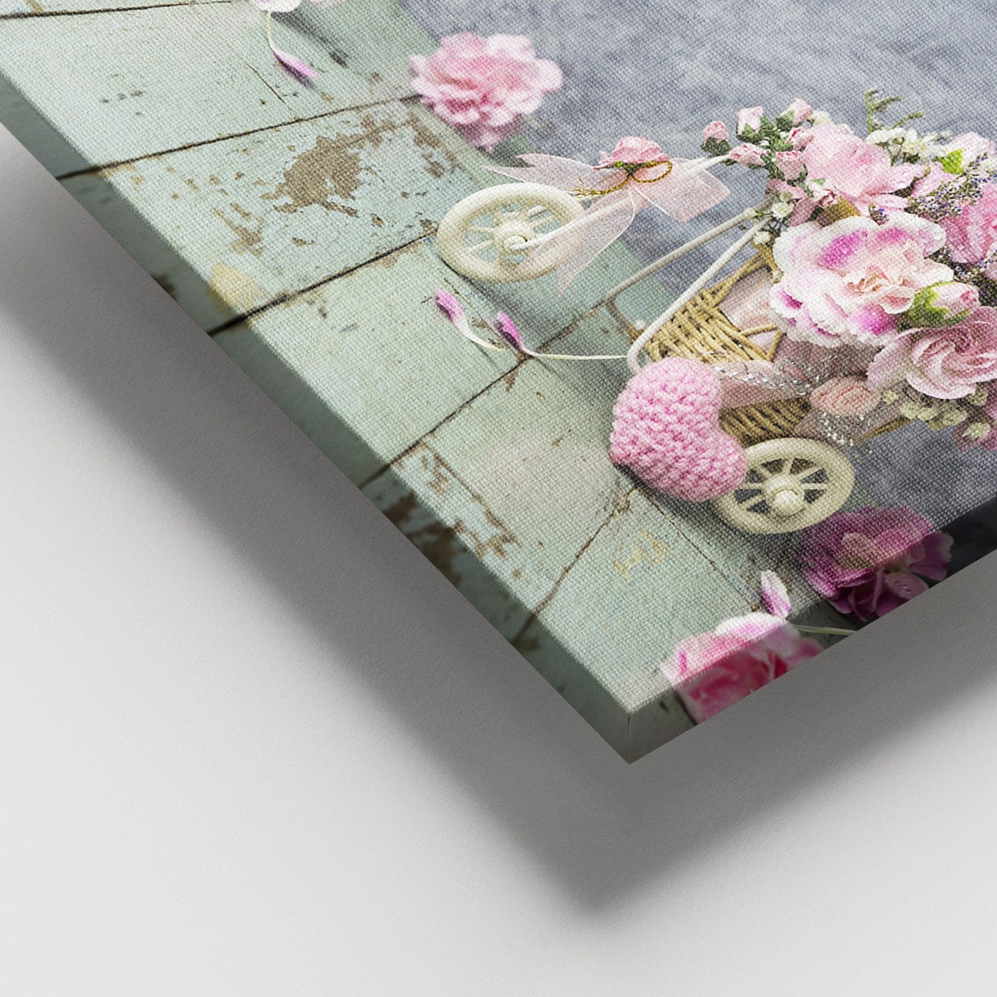 Tela Decorativa Multicolor 100x140 cm com Moldura de Madeira (Espessura 3–4 cm)