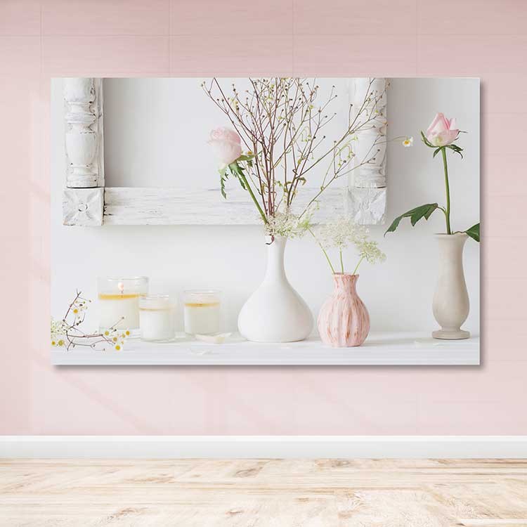 Tela Decorativa em Canvas Multicolor com Moldura de Madeira (3–4 cm), 100 x 140 cm