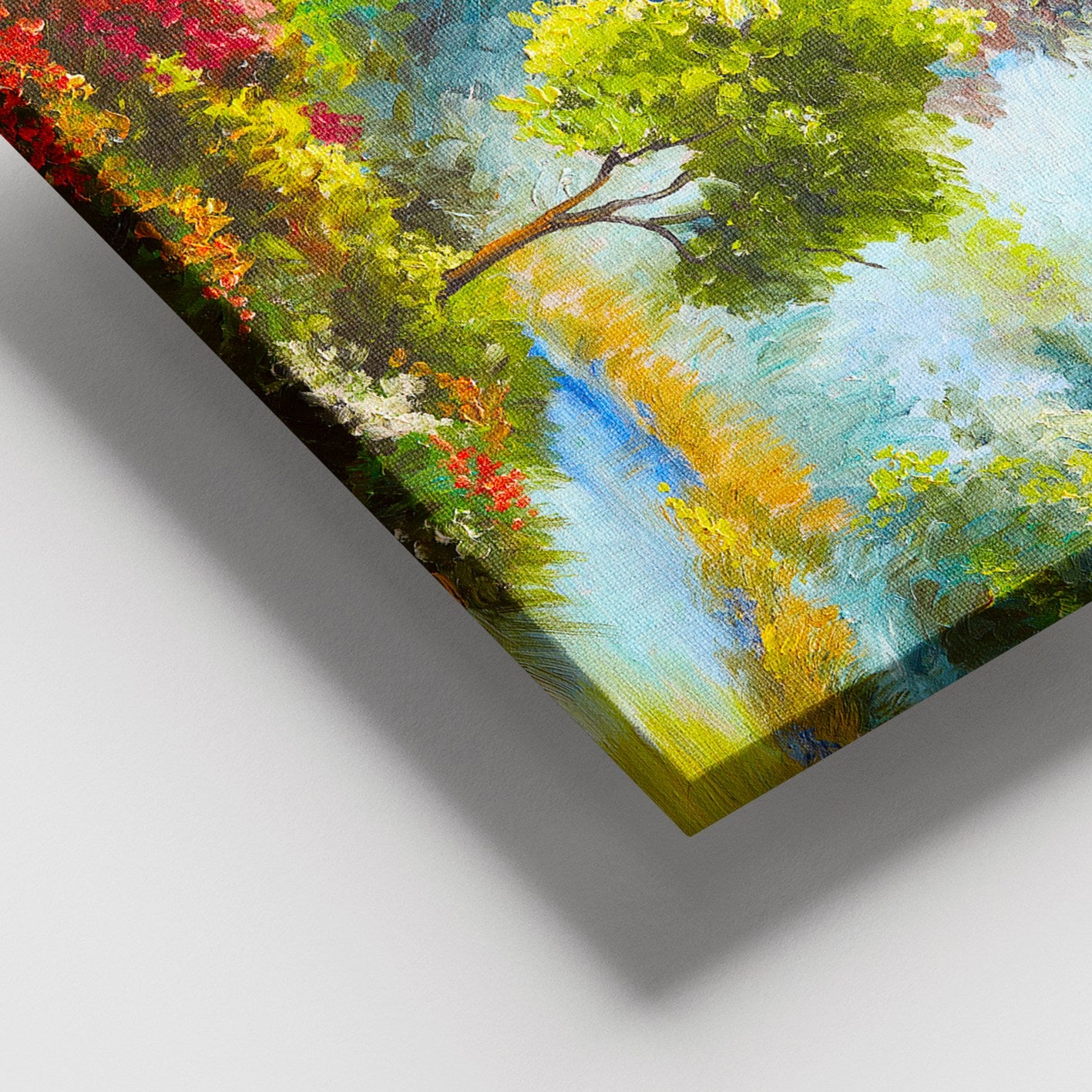 Tela Decorativa em Canvas 100% Multicolorido 100x140 cm com Moldura de Madeira (3–4 cm) – 205DNT1846