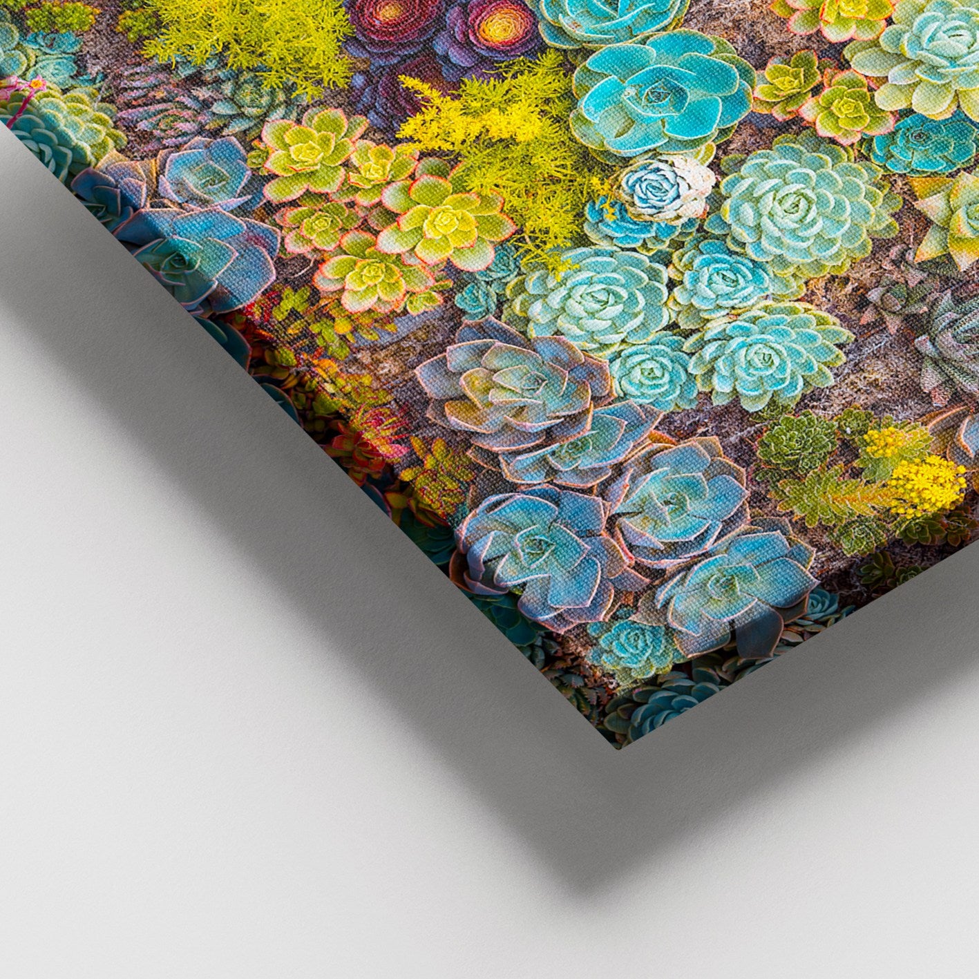 Quadro em Tela Multicolor com Moldura de Madeira (3–4 cm) – 100 x 140 cm