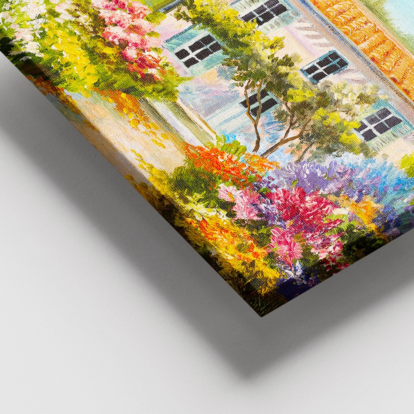 Quadro em Tela Canvas Multicolor com Moldura de Madeira 100 x 140 cm