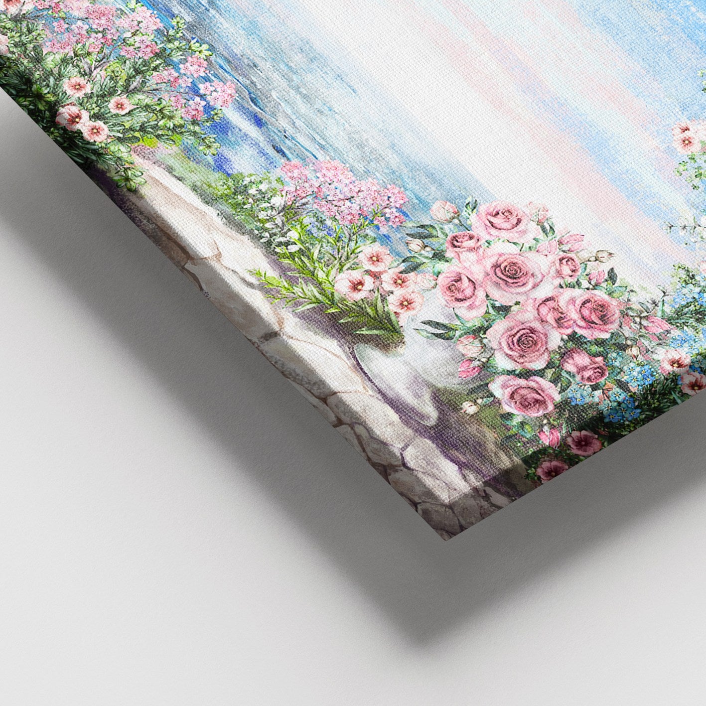 Quadro em Tela Decorativo Multicolor 100x140 cm – 100% Tela com Moldura de Madeira (3–4 cm)