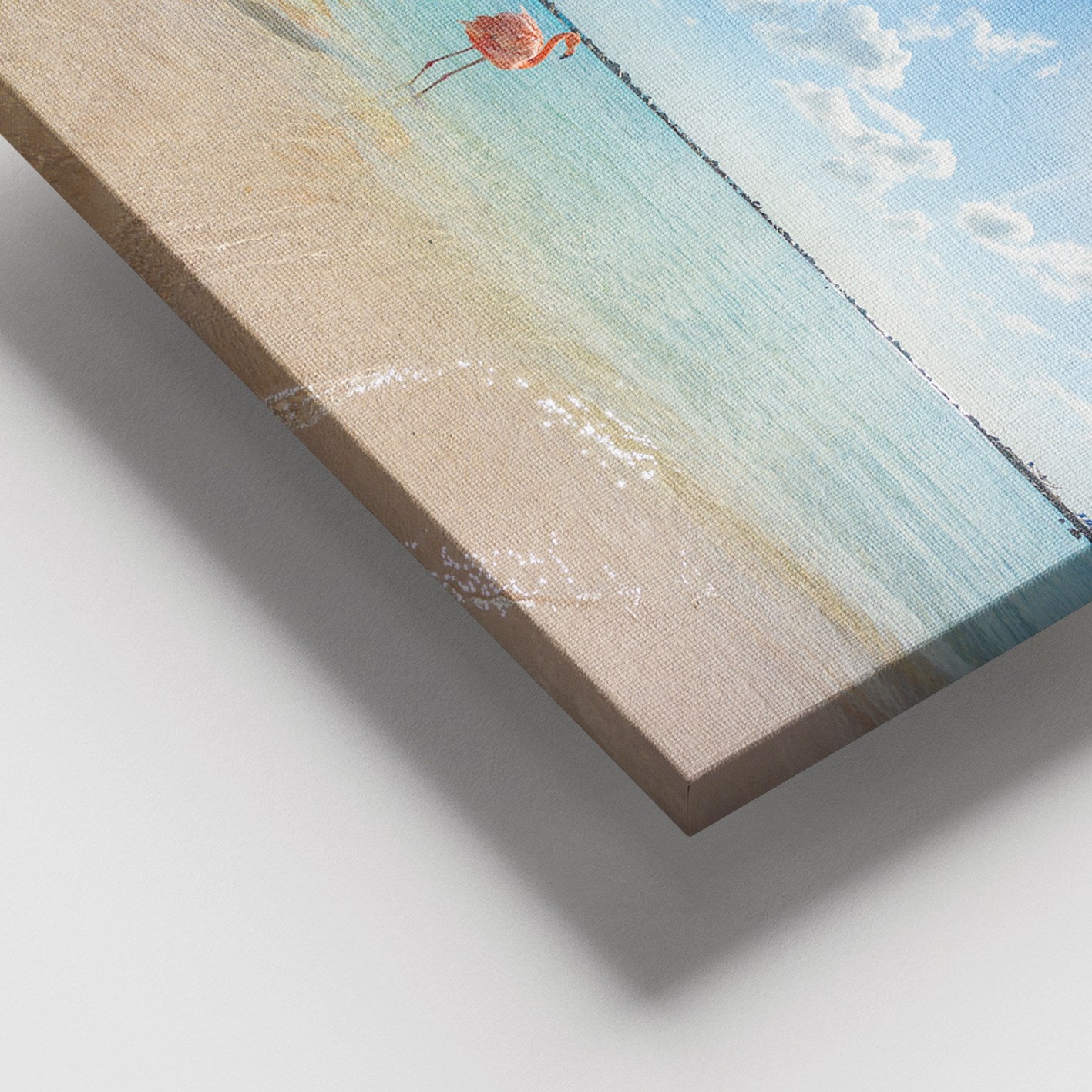 Quadro Decorativo em Tela 100% Canvas 100x140 cm Multicolor com Moldura 100% Madeira (3-4 cm) – DEV02871100140