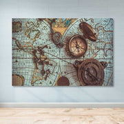 Quadro em Tela Decorativo Multicolor 100x140 cm | 100% Canvas | Moldura de Madeira 3–4 cm