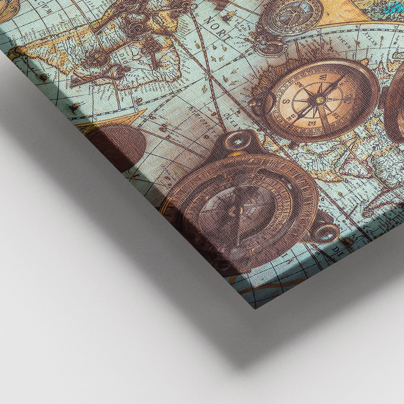 Quadro em Tela Decorativo Multicolor 100x140 cm | 100% Canvas | Moldura de Madeira 3–4 cm