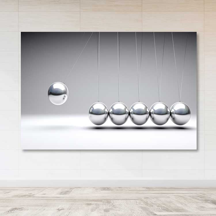 Tela Decorativa Multicolor em 100% Canvas com Moldura de Madeira (3–4 cm) – 100 x 140 cm