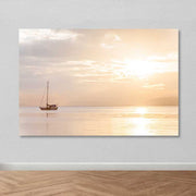 Quadro em Tela Decorativo Multicolor 100x140 cm com Moldura de Madeira (3-4 cm) – 100% Tela