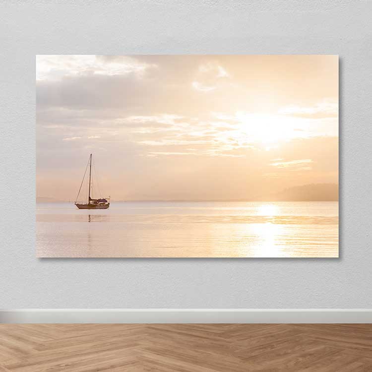 Quadro em Tela Decorativo Multicolor 100x140 cm com Moldura de Madeira (3-4 cm) – 100% Tela