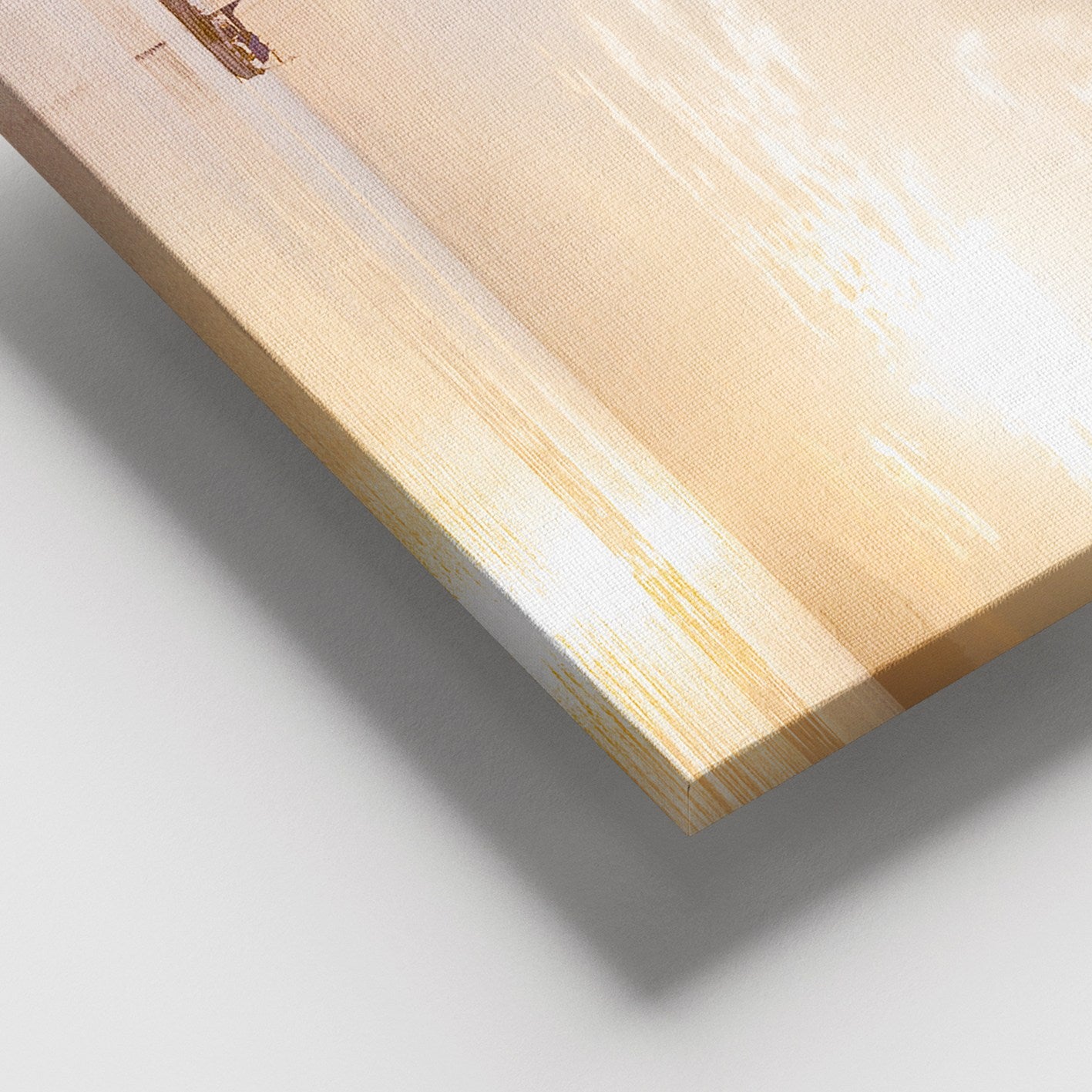 Quadro em Tela Decorativo Multicolor 100x140 cm com Moldura de Madeira (3-4 cm) – 100% Tela