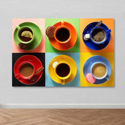 Quadro em Tela Decorativo Multicolor 100x140 cm – Canvas 100% com Moldura de Madeira 3–4 cm