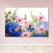 Quadro em Tela de Canvas Multicolorido com Moldura de Madeira (3–4 cm) – 100 x 140 cm