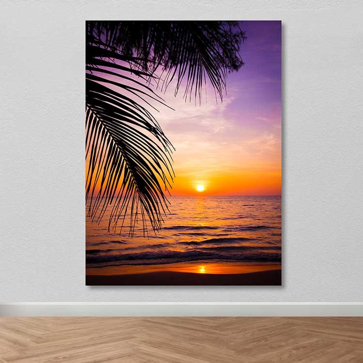 Tela Decorativa 100% Canvas Multicolorido 100x140 cm com Moldura de Madeira (3–4 cm) – DEV02886100140