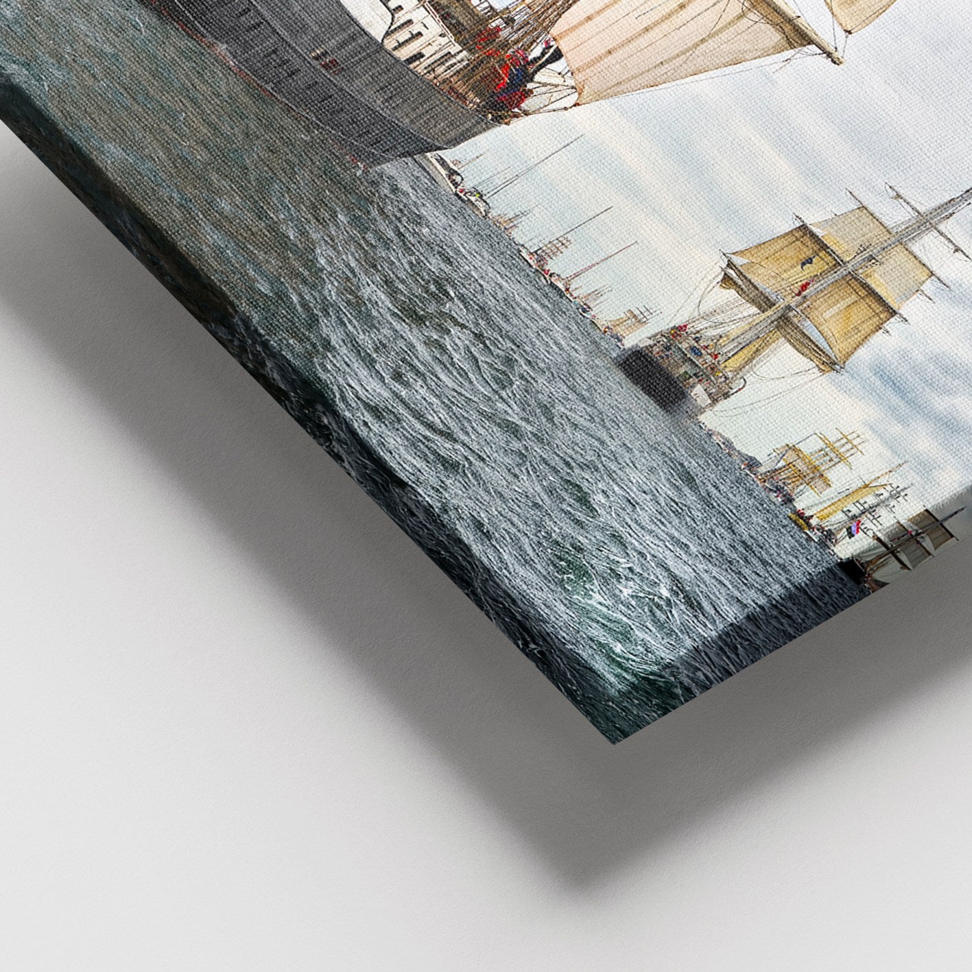 Tela Decorativa Multicolor 100x140 cm – 100% Canvas com Moldura de Madeira (3–4 cm)