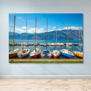 Quadro Tela Decorativa Multicolor com Moldura de Madeira, Canvas 100%, 100x140 cm