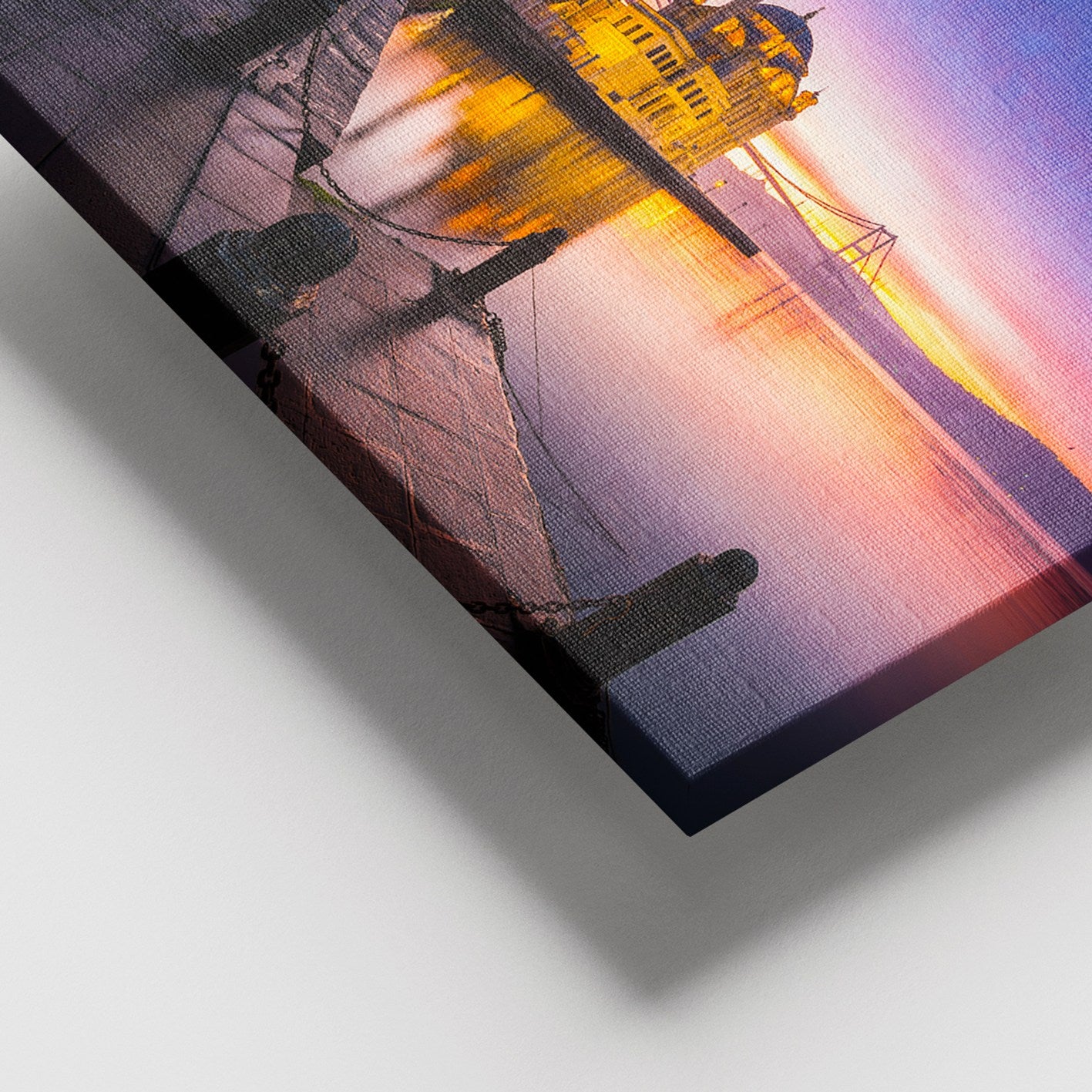 Quadro em Tela Decorativa Multicolor 100 x 140 cm, 100% Canvas, Moldura de Madeira 3–4 cm