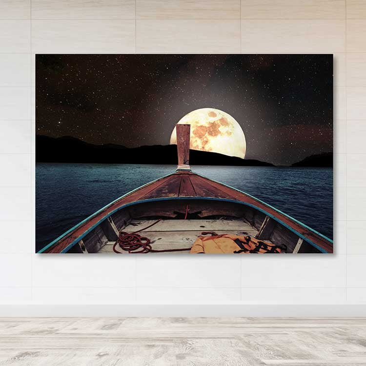 Tela Decorativa em Canvas 100% Multicolorido com Moldura em Madeira (3-4 cm) – 100 x 140 cm