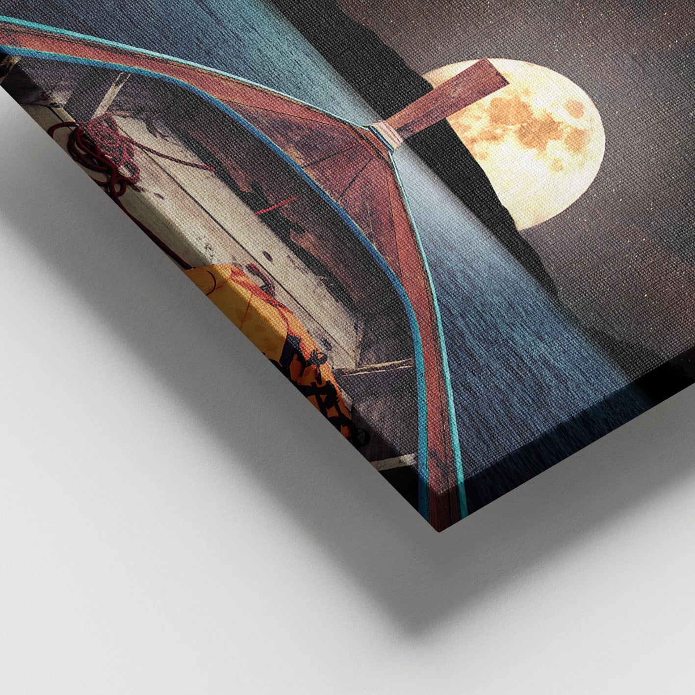 Tela Decorativa em Canvas 100% Multicolorido com Moldura em Madeira (3-4 cm) – 100 x 140 cm