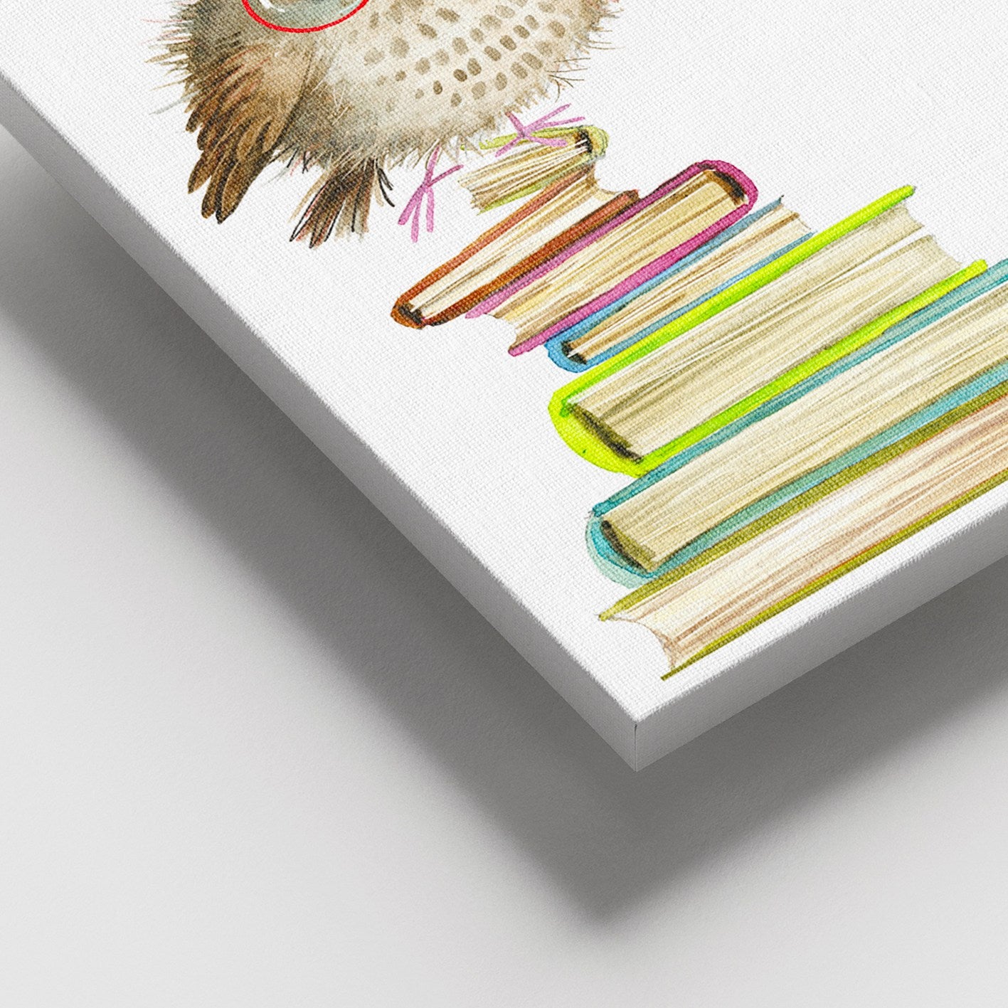 Quadro em Tela Decorativo Multicolor 100 x 140 cm, 100% Tela, Moldura de Madeira (3–4 cm)