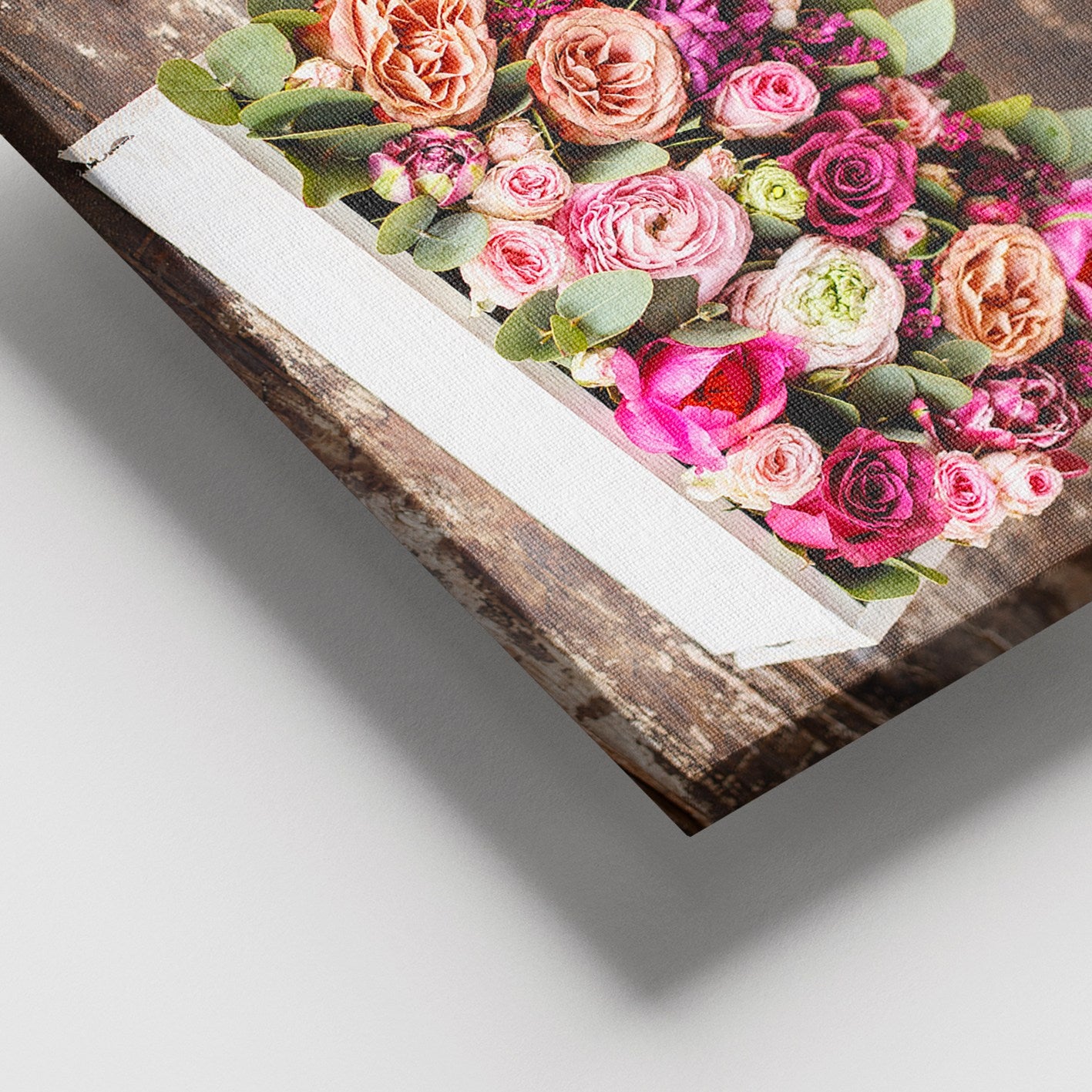 Quadro em Tela Decorativo Multicolor 100x140 cm, 100% Tela, Moldura de Madeira (3-4 cm)