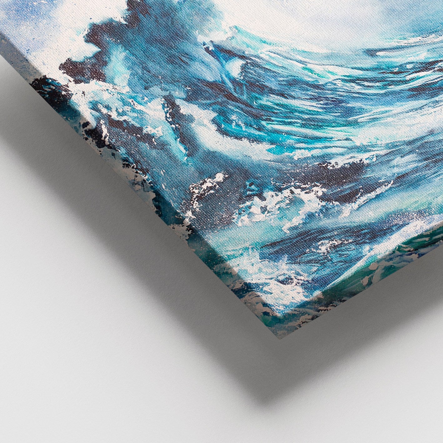 Quadro em Tela Decorativa Multicolor 100x140 cm, Canvas 100% com Moldura de Madeira (3–4 cm) – DEV02906100140