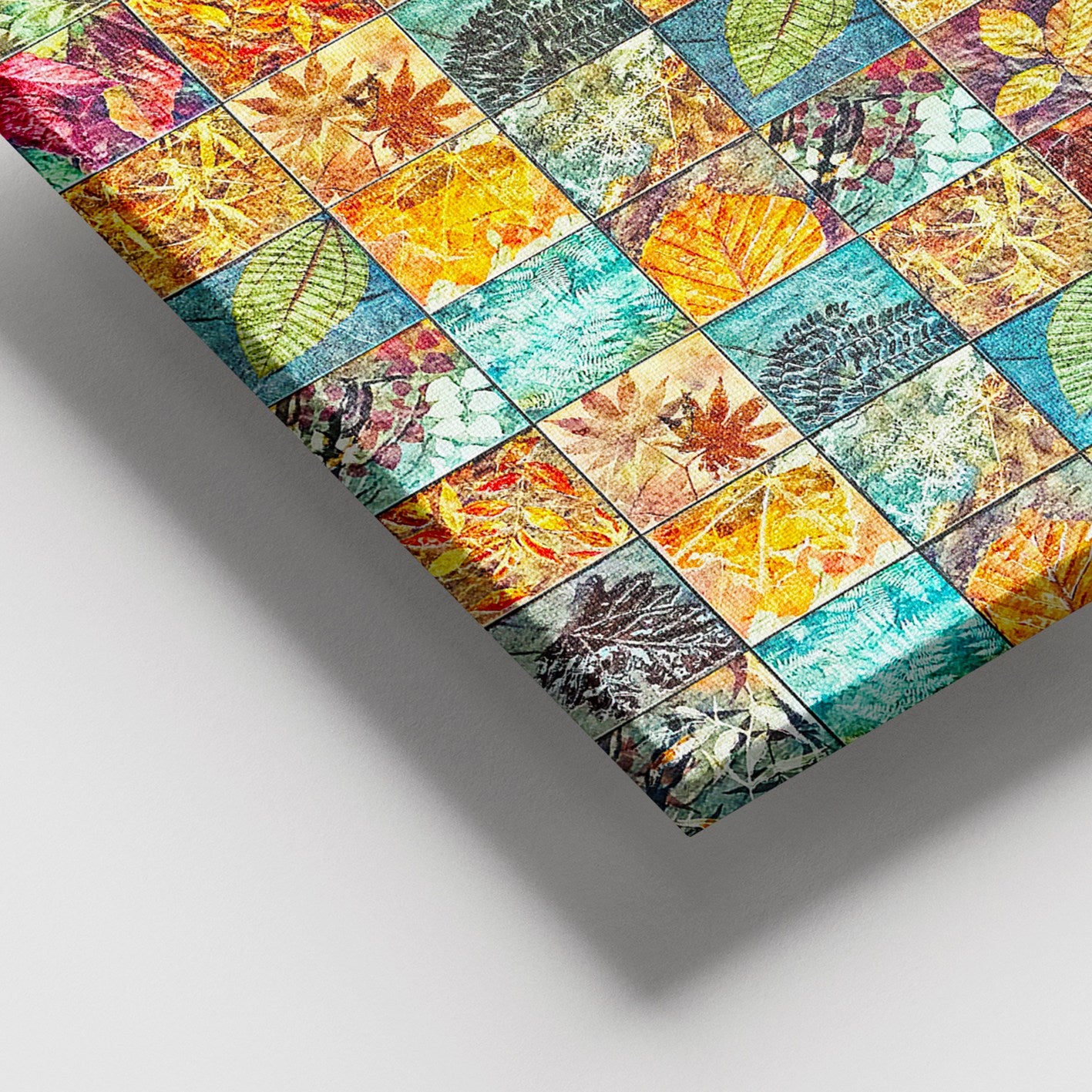 Tela Decorativa em Canvas 100x140 cm, Multicolor, com Moldura de Madeira 3–4 cm