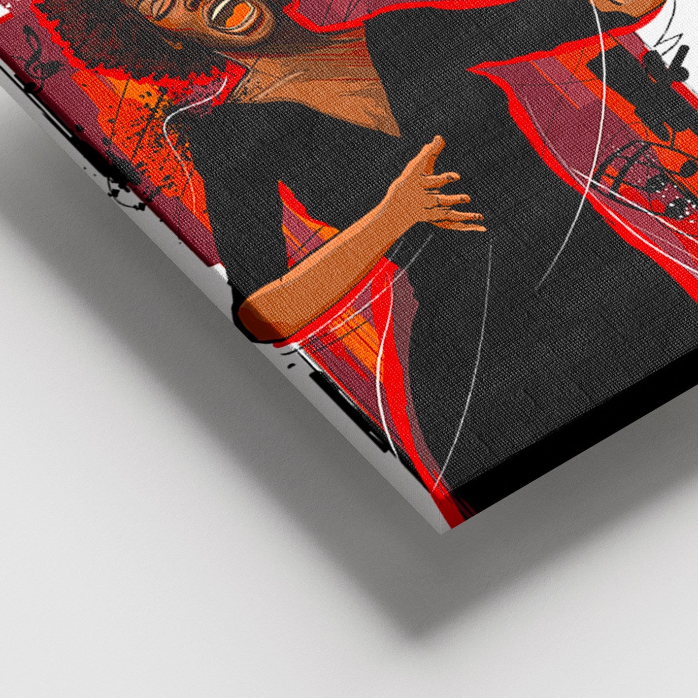 Tela Decorativa Multicolor 100x140 cm | 100% Canvas com Moldura de Madeira 3–4 cm