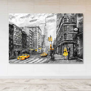 Tela Decorativa em Canvas 100% Multicolor 100x140 cm com Moldura de Madeira (3–4 cm)