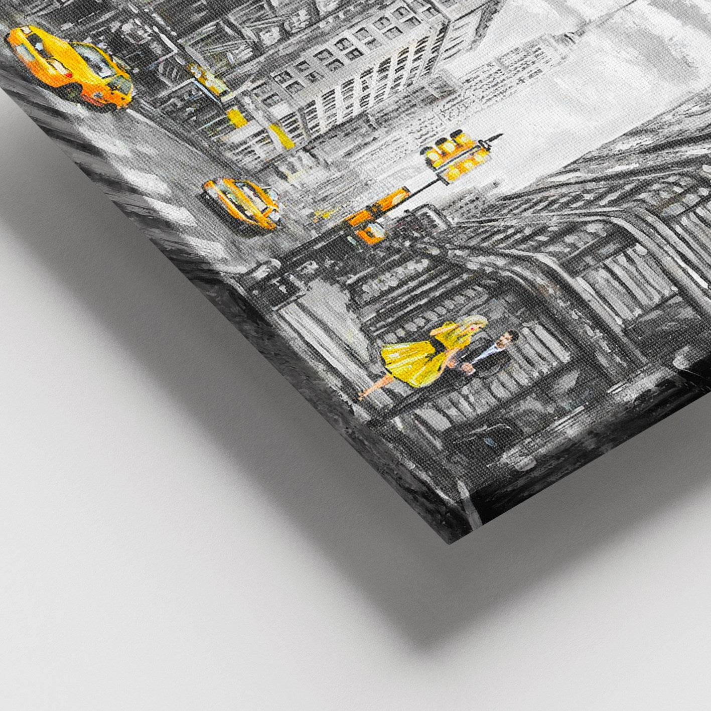 Tela Decorativa em Canvas 100% Multicolor 100x140 cm com Moldura de Madeira (3–4 cm)