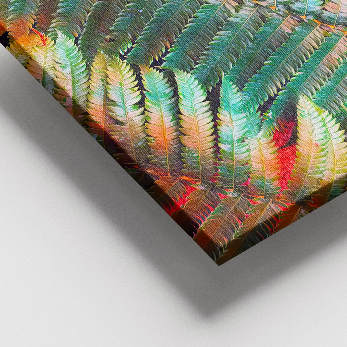 Quadro em Tela Decorativo Multicolor 100x140 cm - 100% Canvas, Moldura de Madeira 3-4 cm