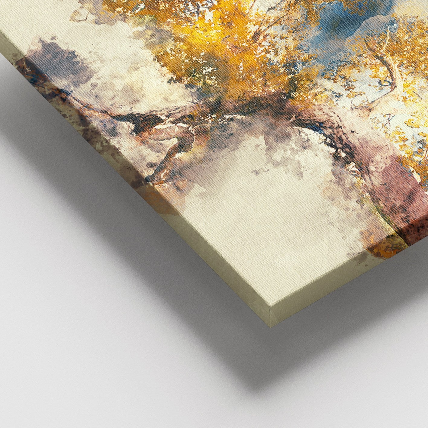 Quadro em Tela Decorativa Multicolor 100x140 cm, Canvas 100% com Moldura de Madeira (3–4 cm)