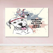 Quadro em Tela Decorativa Multicolor 100 x 140 cm – Canvas 100% com Moldura de Madeira 3–4 cm