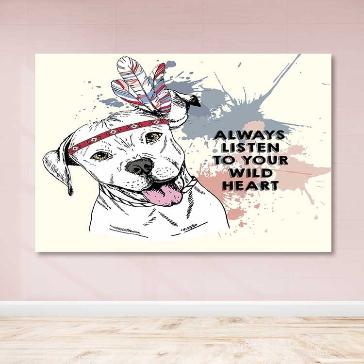 Quadro em Tela Decorativa Multicolor 100 x 140 cm – Canvas 100% com Moldura de Madeira 3–4 cm