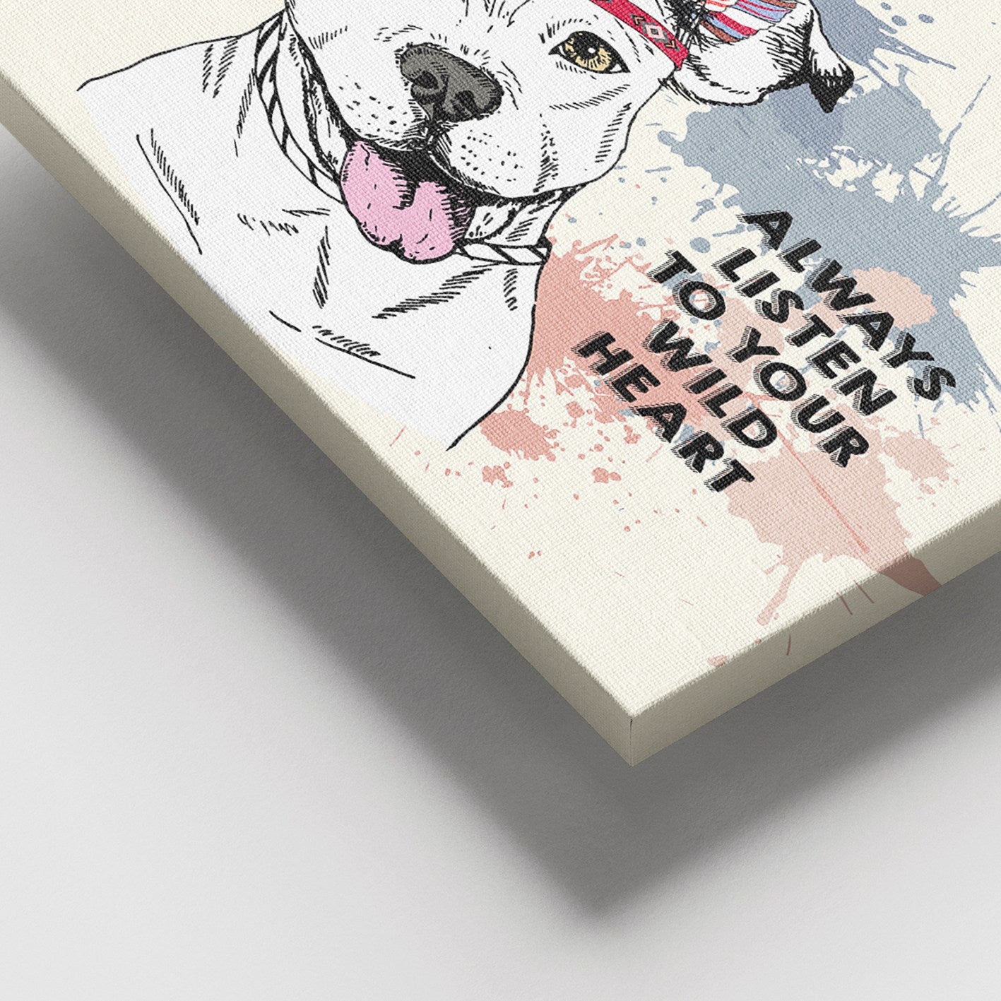 Quadro em Tela Decorativa Multicolor 100 x 140 cm – Canvas 100% com Moldura de Madeira 3–4 cm