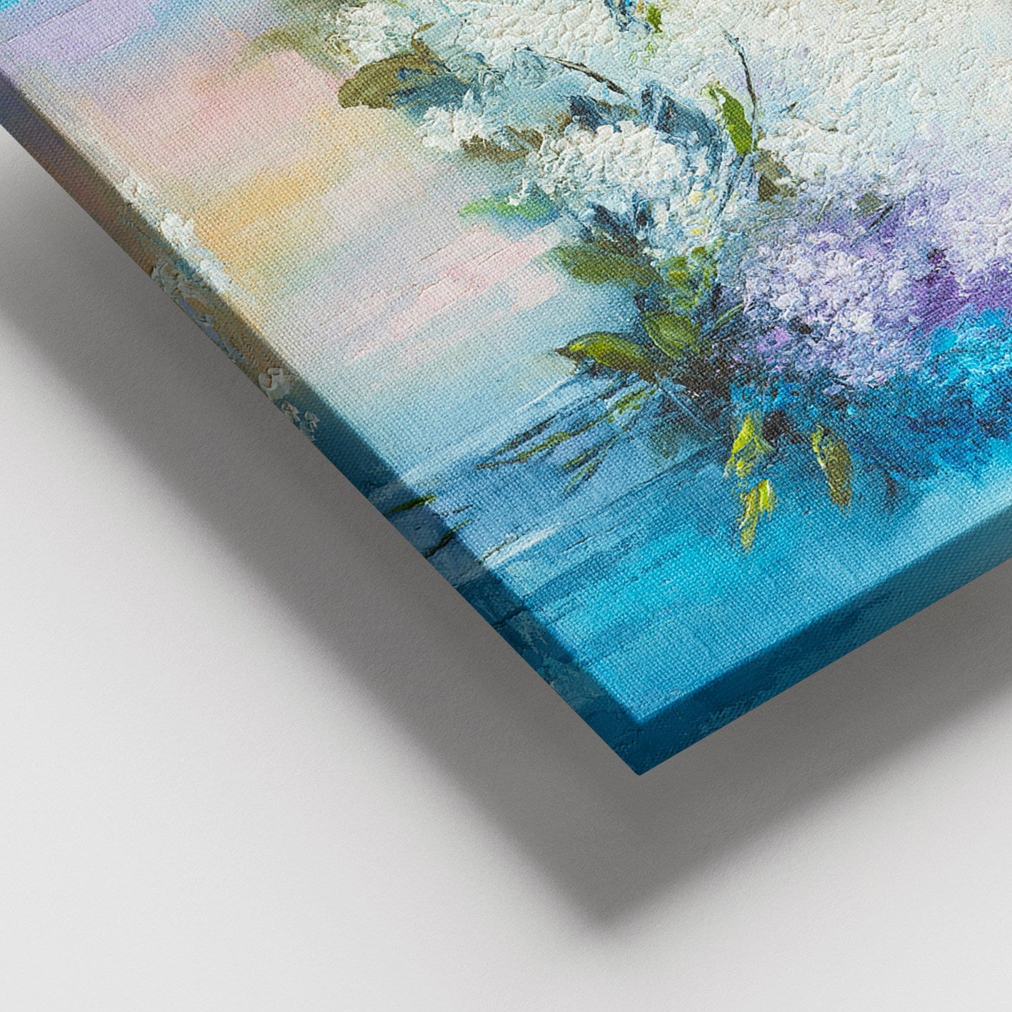 Tela Decorativa em Canvas 100x140 cm com Moldura de Madeira (3–4 cm) – Multicolor