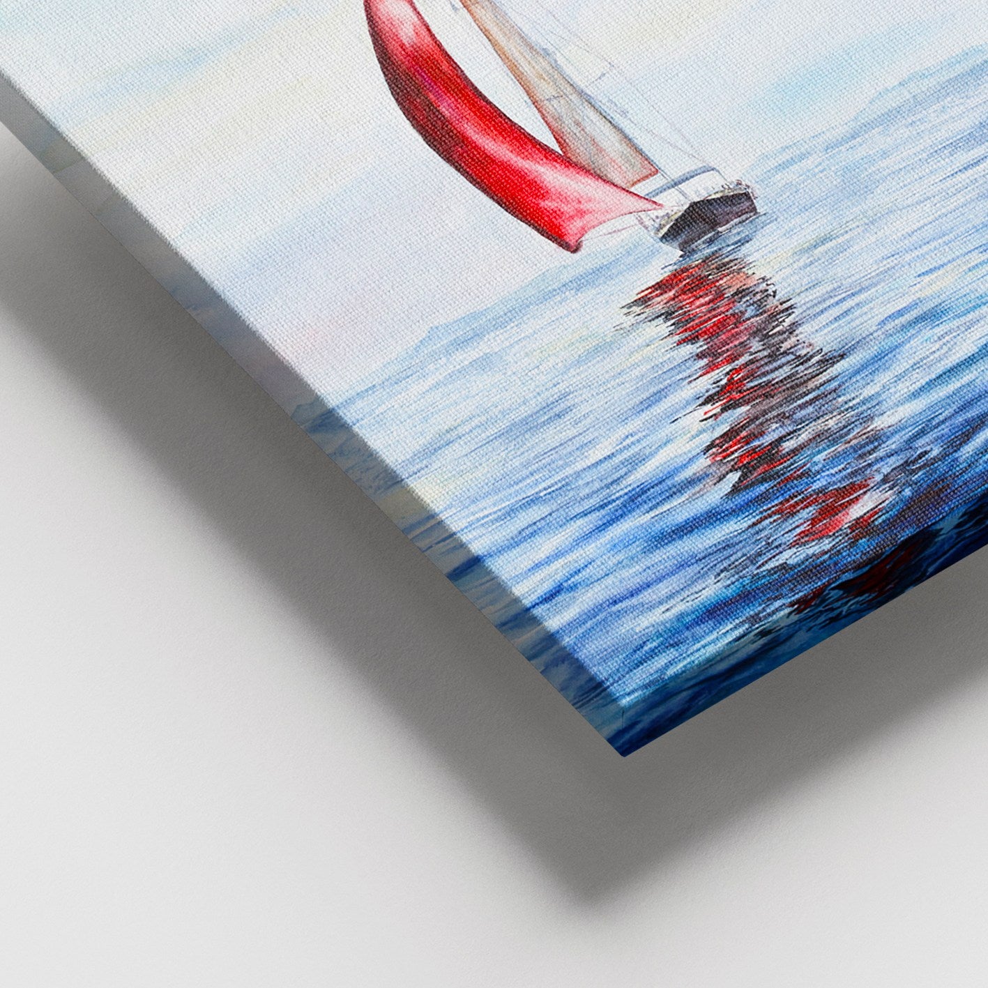 Tela Decorativa Multicolor em Canvas com Moldura de Madeira (3–4 cm) – 100 x 140 cm