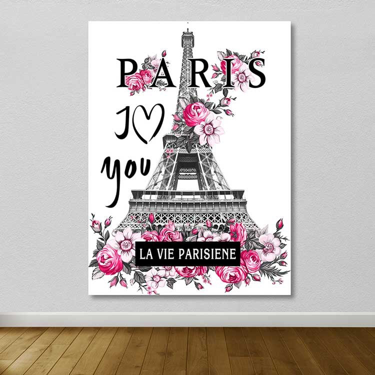 Quadro em Tela Decorativo Multicolor 100x140 cm - 100% Canvas com Moldura de Madeira (3-4 cm)