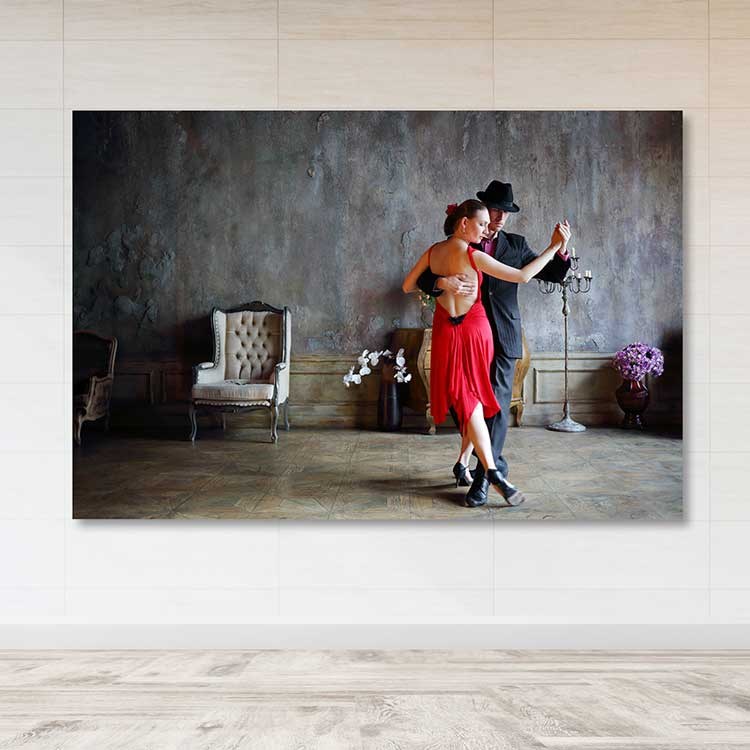 Tela Decorativa Multicolor 100x140 cm com Moldura de Madeira (3–4 cm)