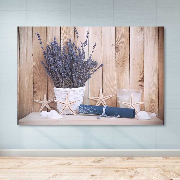 Quadro em Tela Decorativa Multicolor 100x140 cm — 100% Canvas com Moldura de Madeira (3–4 cm)