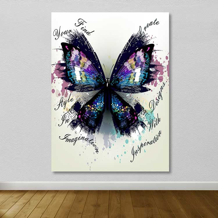 Quadro em Tela Decorativo 100% Canvas com Moldura de Madeira (3–4 cm) – Multicolor – 100 x 140 cm