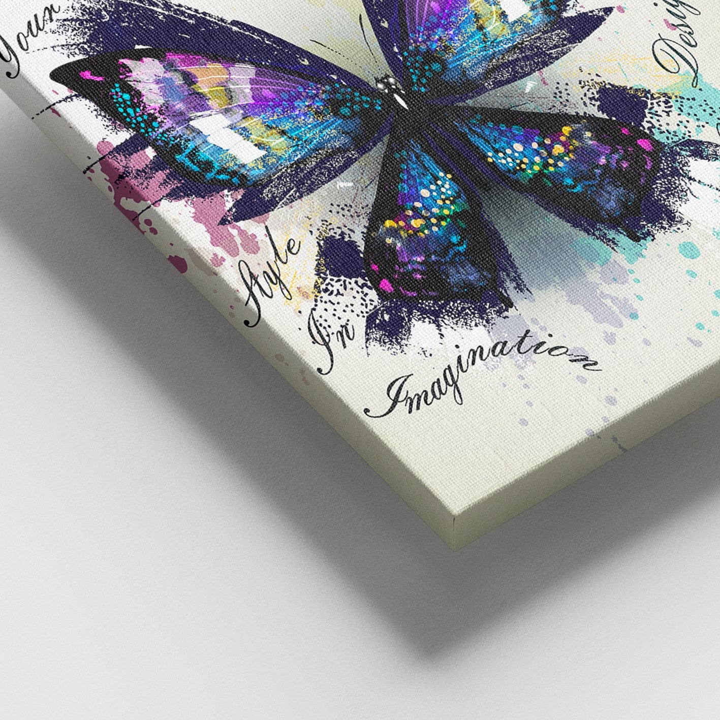 Quadro em Tela Decorativo 100% Canvas com Moldura de Madeira (3–4 cm) – Multicolor – 100 x 140 cm