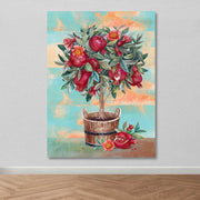 Quadro Decorativo em Tela 100% Canvas com Moldura 100% Madeira (3–4 cm), Multicolor, 100 x 140 cm