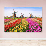 Quadro em Tela Decorativo Multicolor 100x140 cm – 100% Canvas com Moldura de Madeira (3–4 cm)