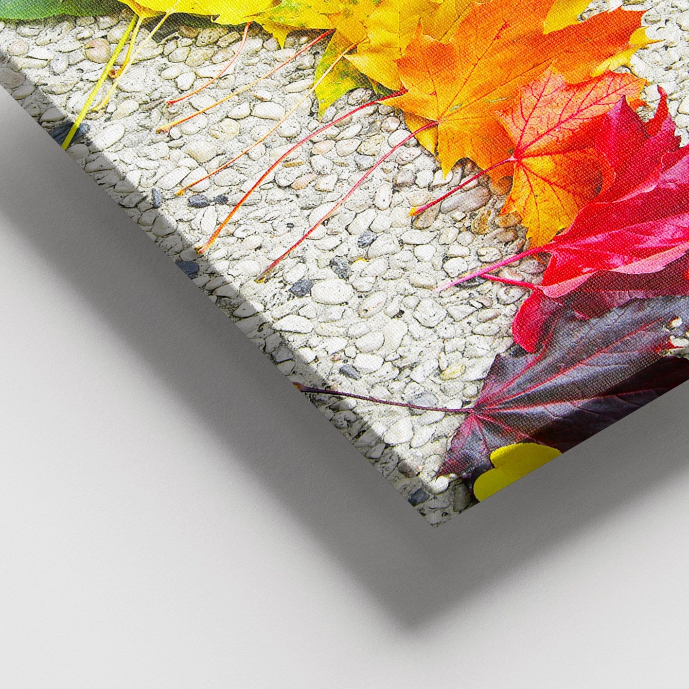 Tela Decorativa Multicolor 100x140 cm com Moldura de Madeira (Espessura 3–4 cm)