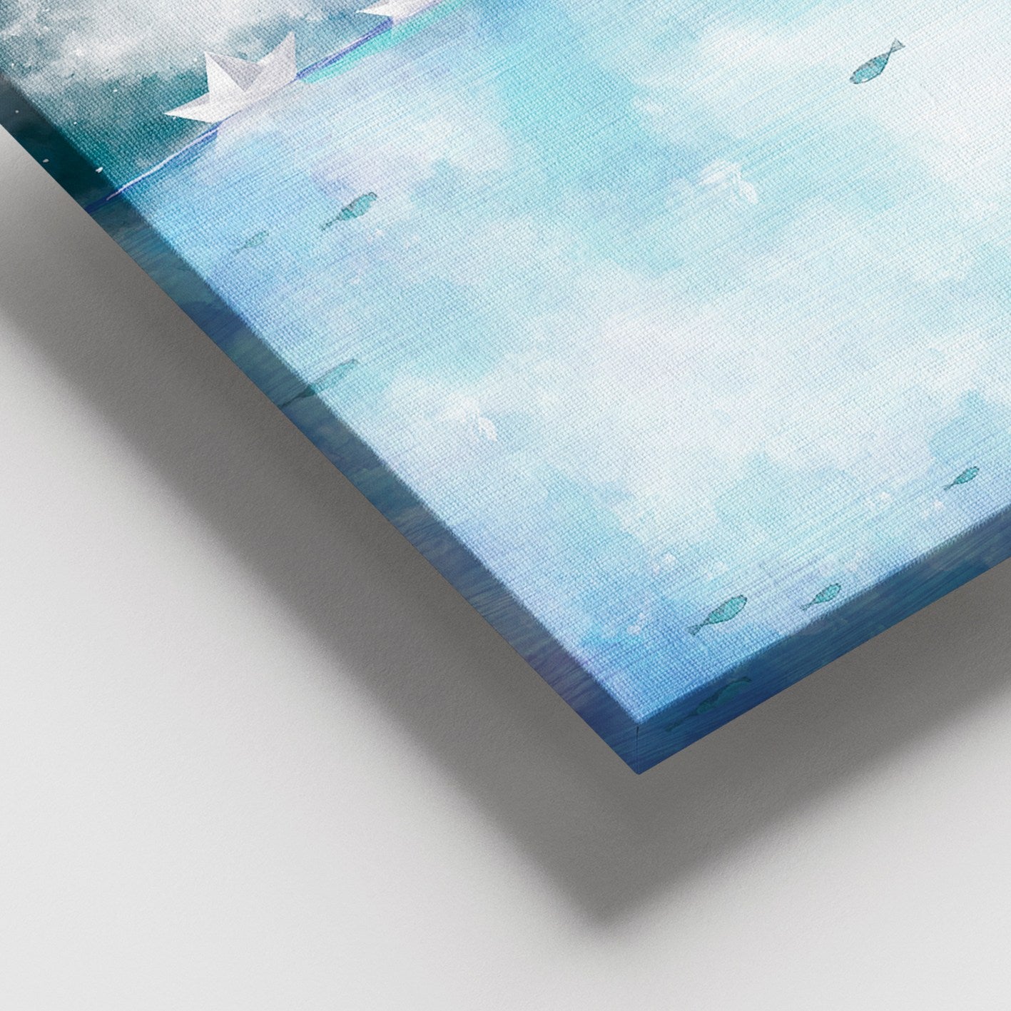 Quadro em Tela Decorativa Multicolor 100x140 cm, 100% Canvas com Moldura de Madeira (3–4 cm) - DEV02946100140