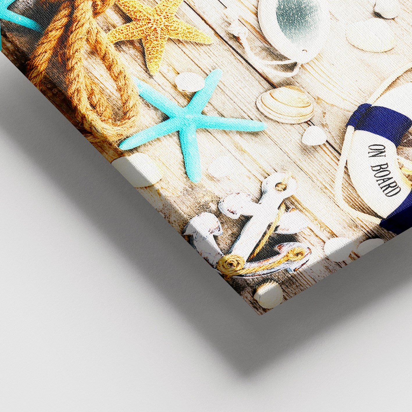 Tela Decorativa Multicolor 100x140 cm com Moldura de Madeira (100% Tela, 3–4 cm)