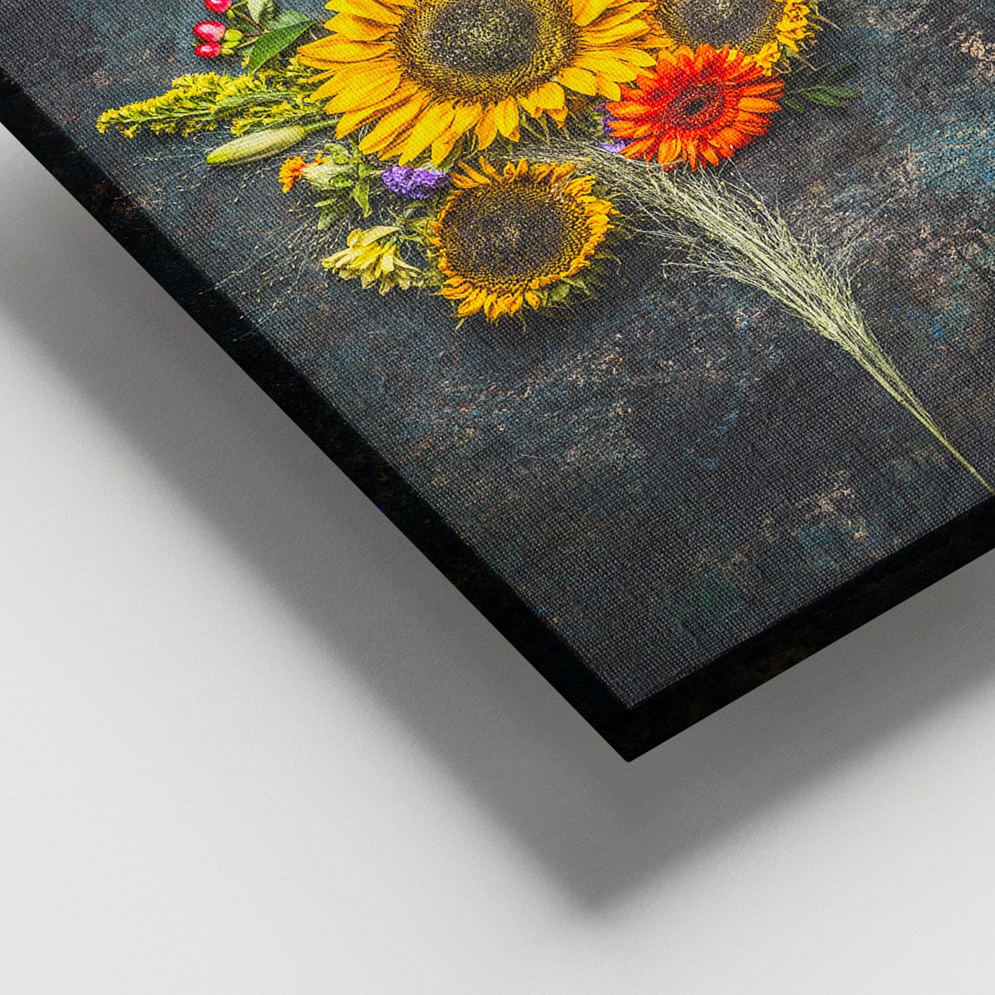 Tela Decorativa Multicolor 100x140 cm com Moldura de Madeira (100% Canvas, 3–4 cm)