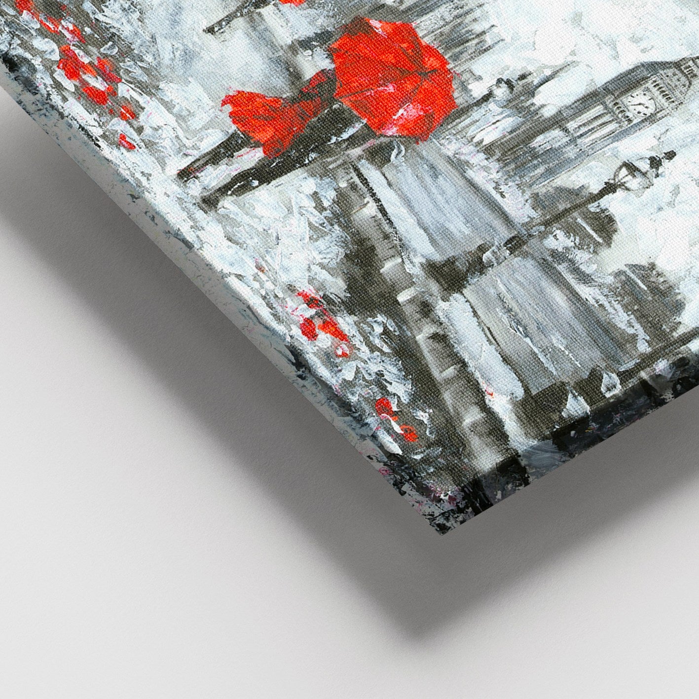 Tela Decorativa em Canvas Multicolor 100x140 cm com Moldura de Madeira (3–4 cm)