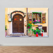 Quadro em Tela Decorativa Multicolor 100x140 cm, Canvas 100% com Moldura de Madeira (3–4 cm)