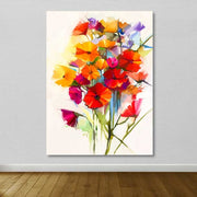 Quadro em Tela Decorativa Multicolor 100x140 cm, 100% Tela, Moldura de Madeira 3–4 cm