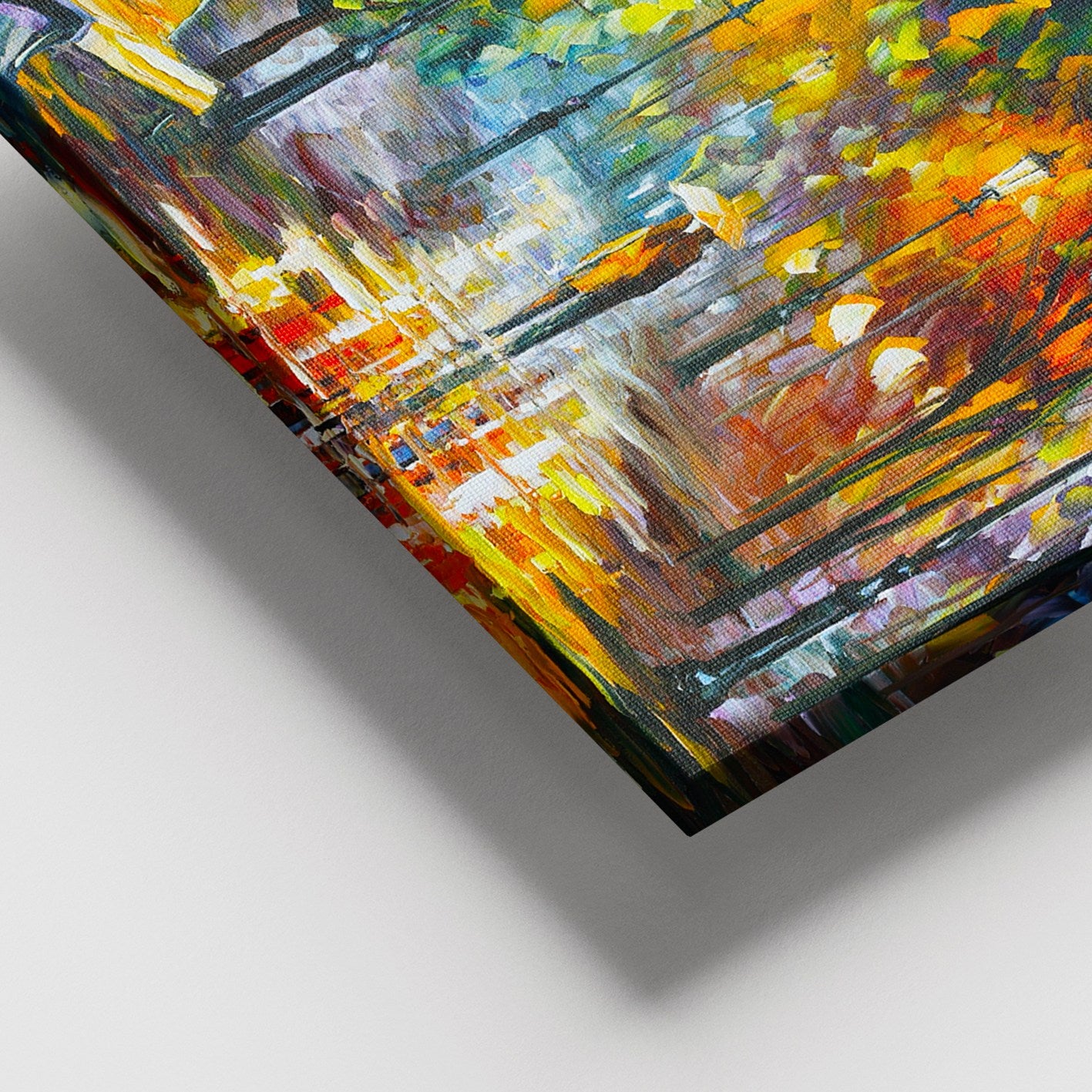 Tela Decorativa em Canvas 100% Multicolor 100x140 cm com Moldura de Madeira (3–4 cm)